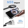 Lamicall 71″ Magnetic Tripod for iPhone Auto-Open with Rechargeable Remote