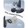Lamicall for MagSafe Tripod Stand Dual-Side Magnetic with 1/4″, Arca, Hook(Black)