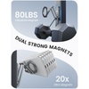 Lamicall for MagSafe Tripod Stand Dual-Side Magnetic with 1/4″, Arca, Hook(NEW Upgraded – Silver)