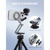 Lamicall for MagSafe Tripod Stand Dual-Side Magnetic with 1/4″, Arca, Hook(NEW Upgraded – Silver)