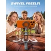 Lamicall for MagSafe Tripod Stand Dual-Side Magnetic with 1/4″, Arca, Hook(NEW Upgraded – Silver)
