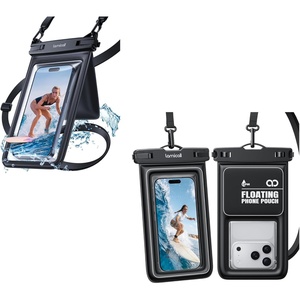 Lamicall IP68 Floating Waterproof Phone Pouch & [Double Space] Waterproof Phone Pouch