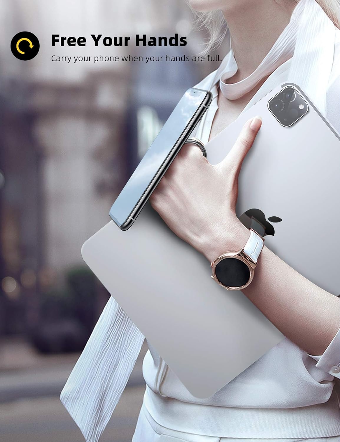 image:imageLamicall Waterproof Floating Phone Pouch and Cell Phone Ring Holder Finger Stand