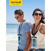 Lamicall 2Packs Waterproof Phone Pouch Straps Lanyards Accessory Black