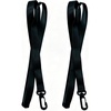 Lamicall 2Packs Waterproof Phone Pouch Straps Lanyards Accessory Black