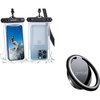 Lamicall Waterproof Floating Phone Pouch and Cell Phone Ring Holder Finger Stand