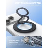 Lamicall Magnetic Phone Ring Grip for MagSafe, Dual Ring Phone Holder(Midnight Black)