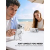 Lamicall Magnetic Phone Ring Grip for MagSafe, Dual Ring Phone Holder(Snow White)