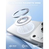 Lamicall Magnetic Phone Ring Grip for MagSafe, Dual Ring Phone Holder(Snow White)