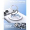 Lamicall Magnetic Phone Ring Grip for MagSafe, Dual Ring Phone Holder(Snow White)