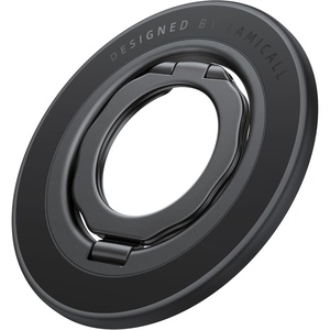 Lamicall Magnetic Phone Ring Grip for MagSafe, Dual Ring Phone Holder(Midnight Black)