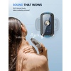 Lamicall Shower Phone Holder with Speaker Holes, IPX6 Waterpoof Pink Stand(Classic Black)