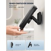 Lamicall Shower Phone Holder with Speaker Holes, IPX6 Waterpoof Pink Stand(Classic Black)