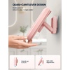 Lamicall Shower Phone Holder with Speaker Holes, IPX6 Waterpoof Pink Stand(Pink)