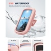 Lamicall Shower Phone Holder with Speaker Holes, IPX6 Waterpoof Pink Stand(Pink)
